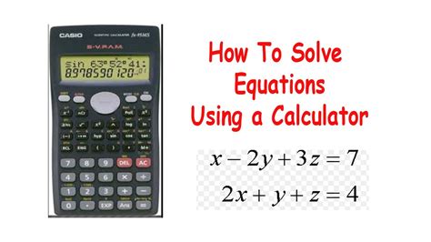 This calculator solves equations that are reducible to polynomial form. . Write and solve equations in context calculator